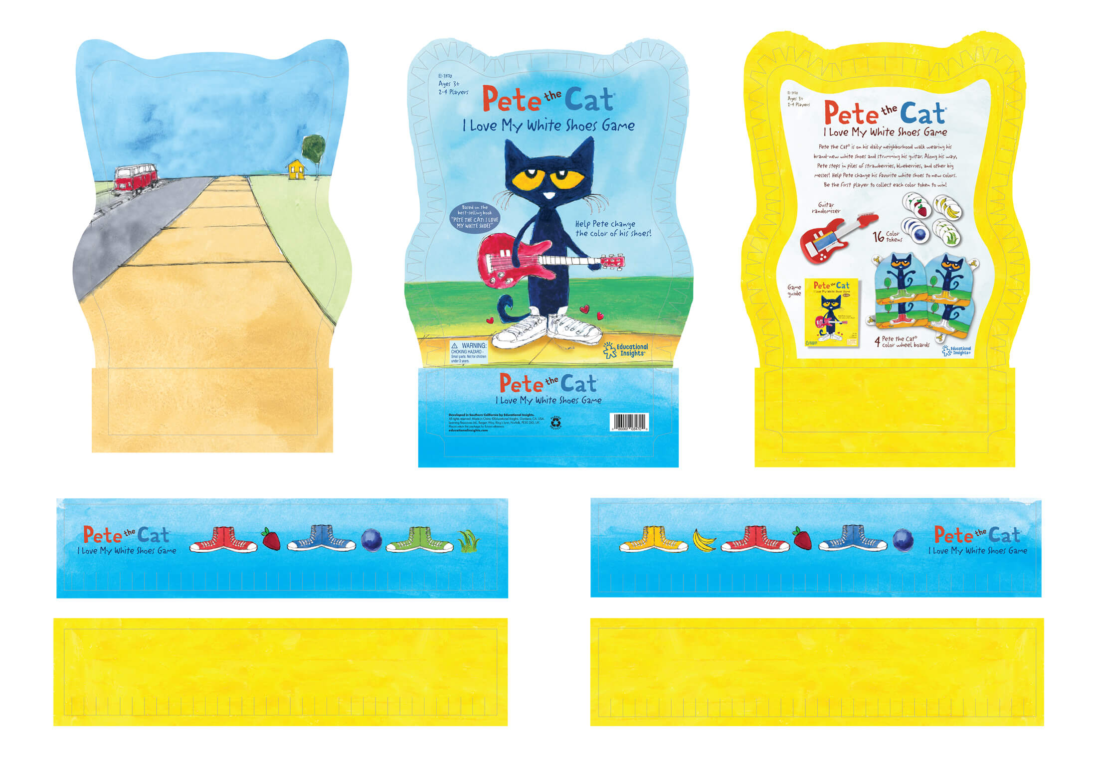 Pete the Cat package layout